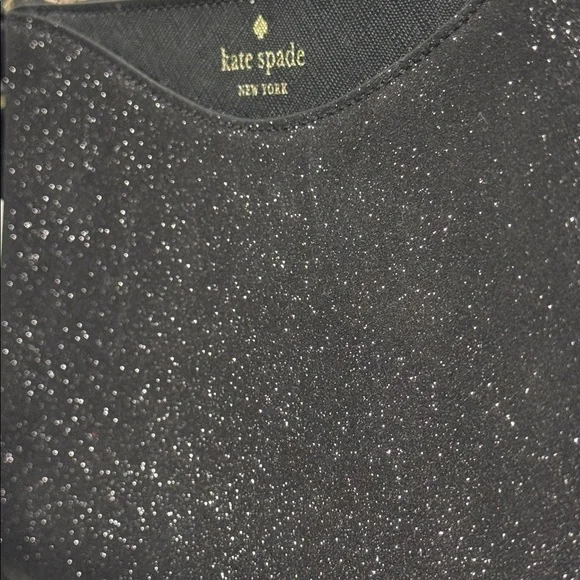Kate Spade Shimmy Glitter Black Sparkle Crossbody - Picture 5 of 17
